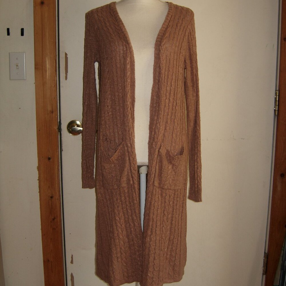 Torrid Tan Open Front Duster Cardigan 00 (M/L)